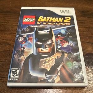 LEGO Batman 2 DC Super Heroes Nintendo Wii Video Game 2012 Warner Brothers Fun